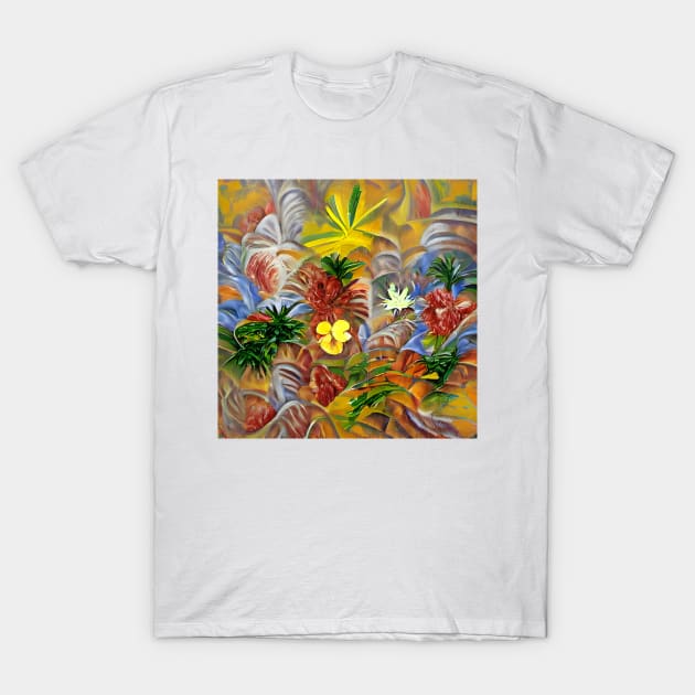 Tropical Abstract T-Shirt by BlakCircleGirl